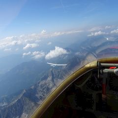 Flugwegposition um 09:58:25: Aufgenommen in der Nähe von Gemeinde Rosenau am Hengstpaß, Österreich in 3445 Meter